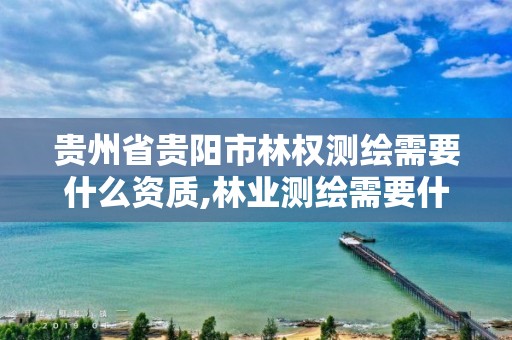 贵州省贵阳市林权测绘需要什么资质,林业测绘需要什么资质。