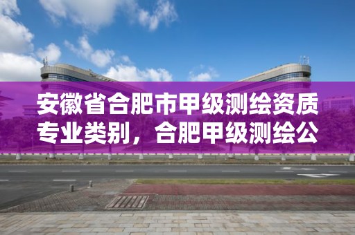 安徽省合肥市甲级测绘资质专业类别，合肥甲级测绘公司