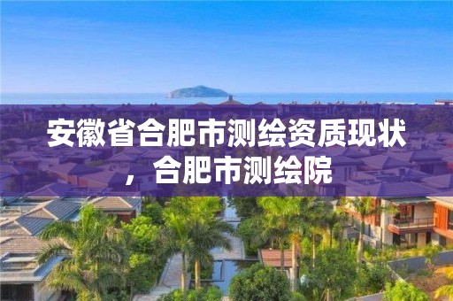 安徽省合肥市测绘资质现状，合肥市测绘院