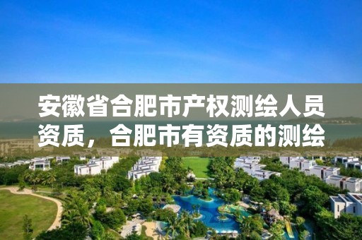 安徽省合肥市产权测绘人员资质，合肥市有资质的测绘公司