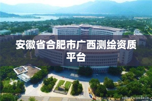 安徽省合肥市广西测绘资质平台