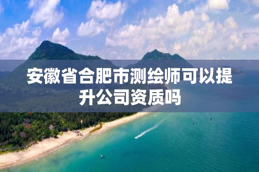 安徽省合肥市测绘师可以提升公司资质吗