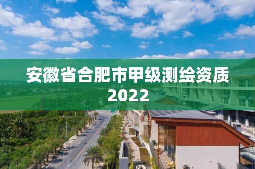 安徽省合肥市甲级测绘资质2022