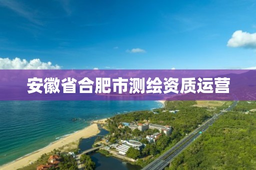 安徽省合肥市测绘资质运营