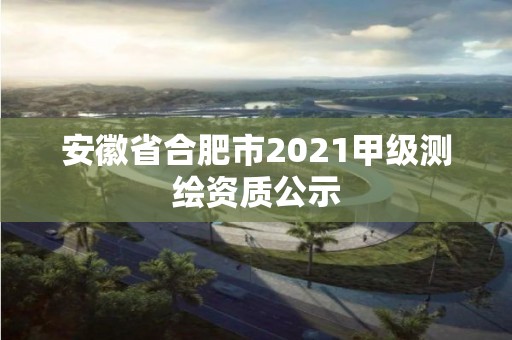 安徽省合肥市2021甲级测绘资质公示