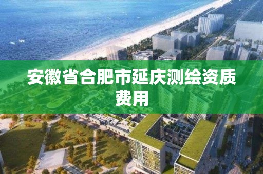 安徽省合肥市延庆测绘资质费用