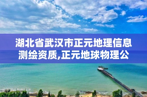 湖北省武汉市正元地理信息测绘资质,正元地球物理公司。