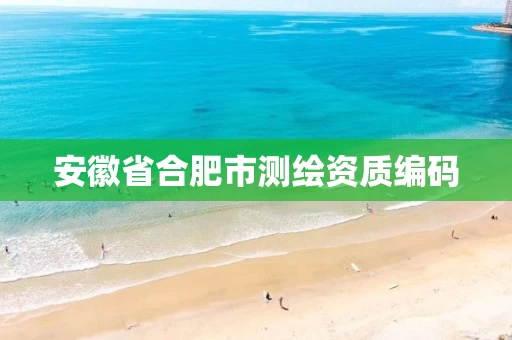 安徽省合肥市测绘资质编码 安徽省合肥市测绘资质编码