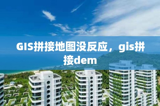 GIS拼接地图没反应，gis拼接dem