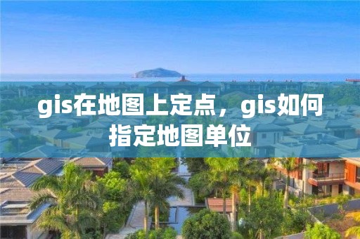 gis在地图上定点，gis如何指定地图单位