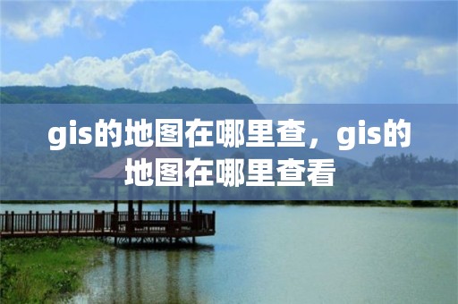 gis的地图在哪里查，gis的地图在哪里查看