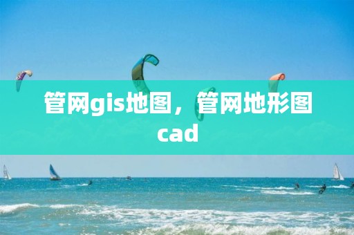 管网gis地图，管网地形图cad