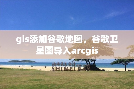 gis添加谷歌地图，谷歌卫星图导入arcgis