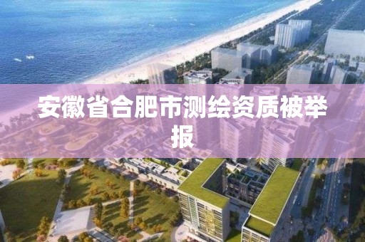 安徽省合肥市测绘资质被举报