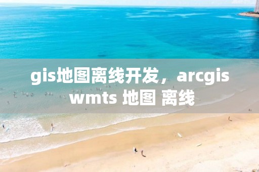 gis地图离线开发，arcgis wmts 地图 离线