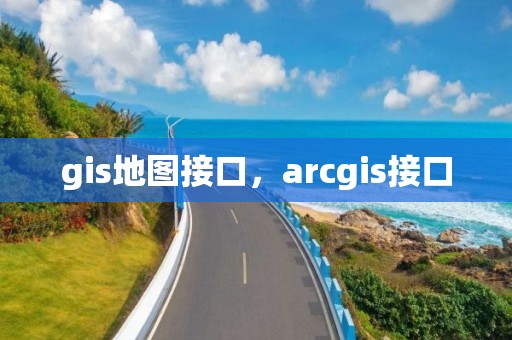 gis地图接口，arcgis接口