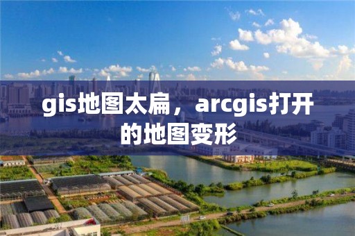 gis地图太扁，arcgis打开的地图变形