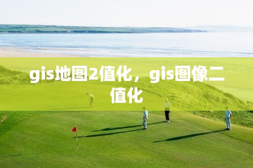 gis地图2值化，gis图像二值化