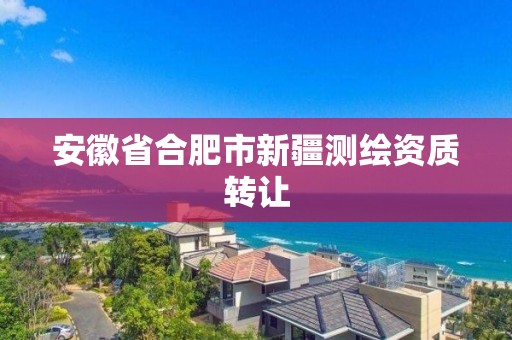 安徽省合肥市新疆测绘资质转让