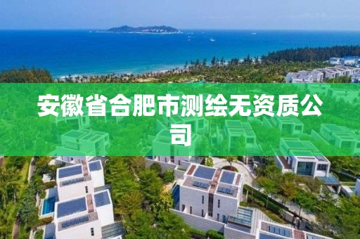 安徽省合肥市测绘无资质公司