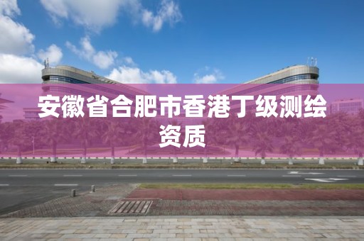 安徽省合肥市香港丁级测绘资质