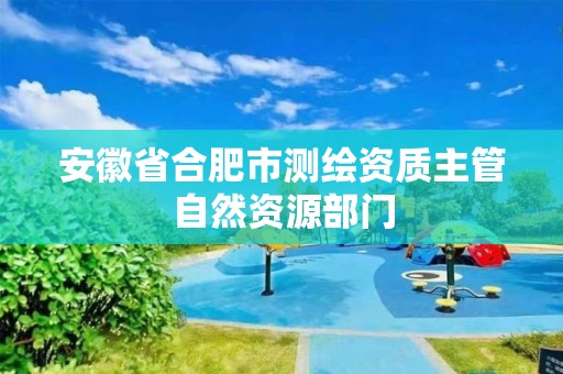 安徽省合肥市测绘资质主管自然资源部门