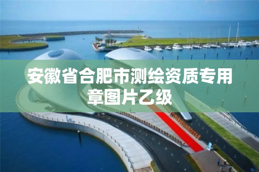 安徽省合肥市测绘资质专用章图片乙级