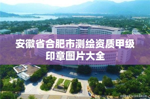 安徽省合肥市测绘资质甲级印章图片大全