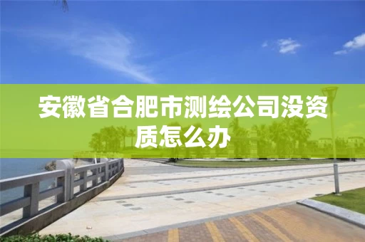 安徽省合肥市测绘公司没资质怎么办 安徽省合肥市测绘公司没资质怎么办