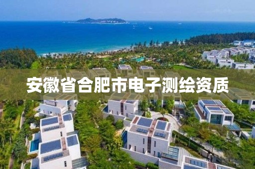 安徽省合肥市电子测绘资质