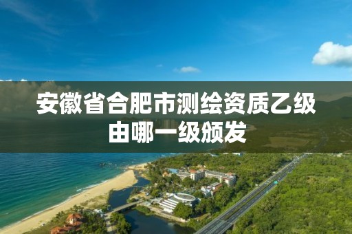 安徽省合肥市测绘资质乙级由哪一级颁发