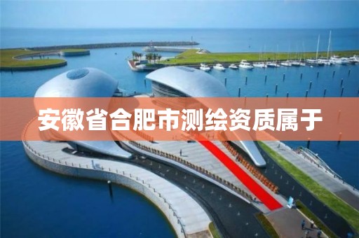 安徽省合肥市测绘资质属于