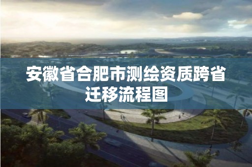 安徽省合肥市测绘资质跨省迁移流程图