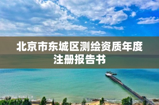 北京市东城区测绘资质年度注册报告书