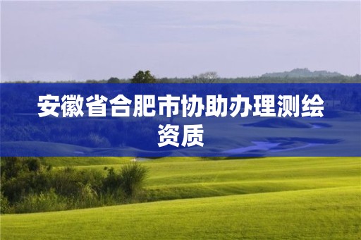 安徽省合肥市协助办理测绘资质