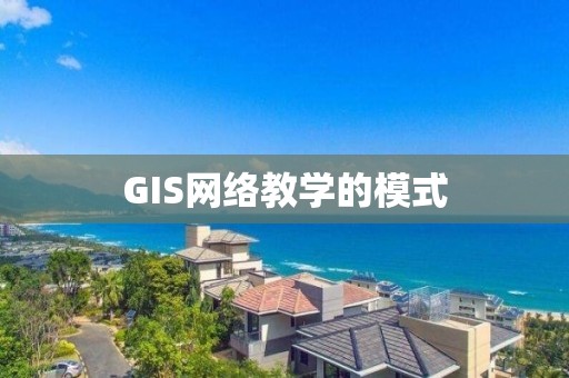 GIS网络教学的模式