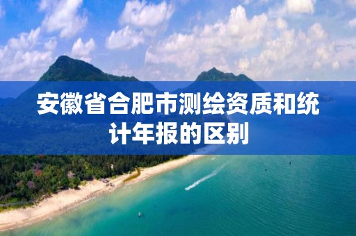 安徽省合肥市测绘资质和统计年报的区别