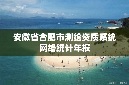 安徽省合肥市测绘资质系统网络统计年报