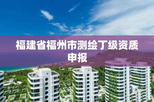 福建省福州市测绘丁级资质申报