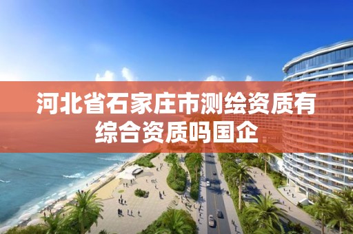 河北省石家庄市测绘资质有综合资质吗国企