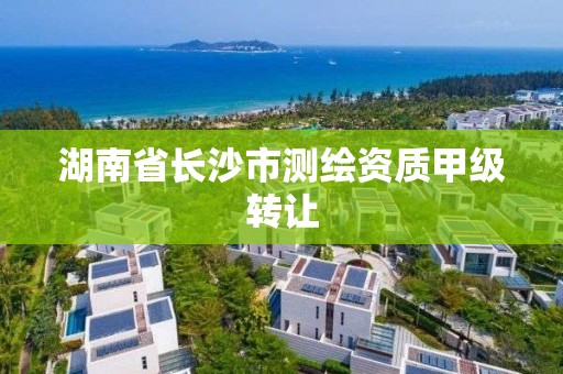 湖南省长沙市测绘资质甲级转让