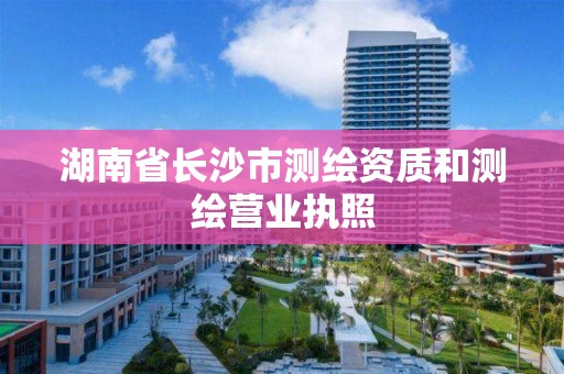 湖南省长沙市测绘资质和测绘营业执照