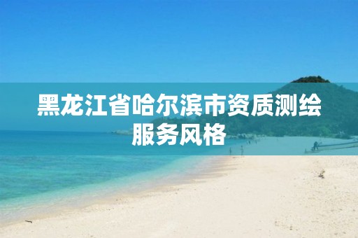 黑龙江省哈尔滨市资质测绘服务风格