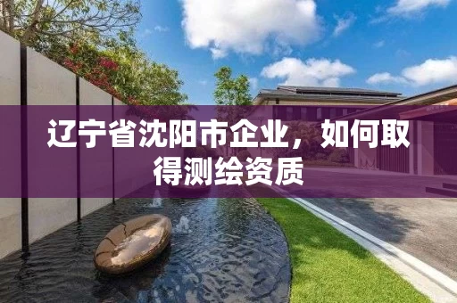 辽宁省沈阳市企业,如何取得测绘资质 辽宁省沈阳市企业,如何取得测绘资质