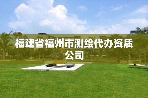 福建省福州市测绘代办资质公司