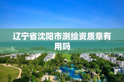 辽宁省沈阳市测绘资质章有用吗