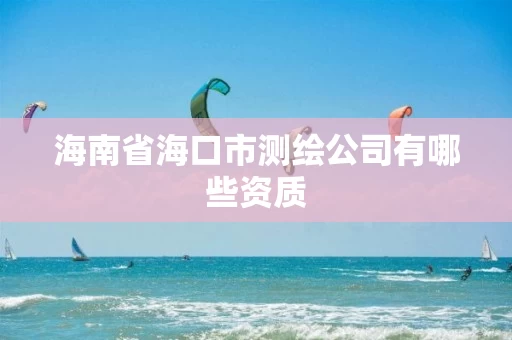 海南省海口市测绘公司有哪些资质 海南省海口市测绘公司有哪些资质