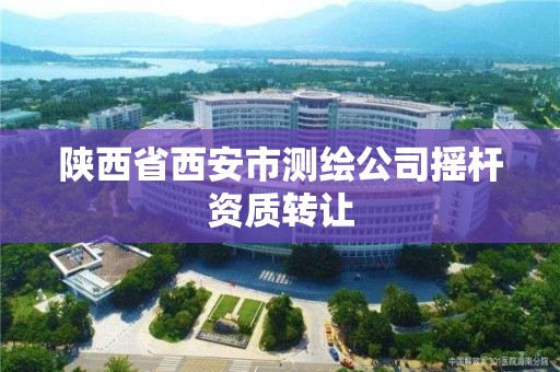 陕西省西安市测绘公司摇杆资质转让