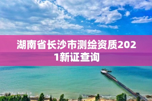 湖南省长沙市测绘资质2021新证查询