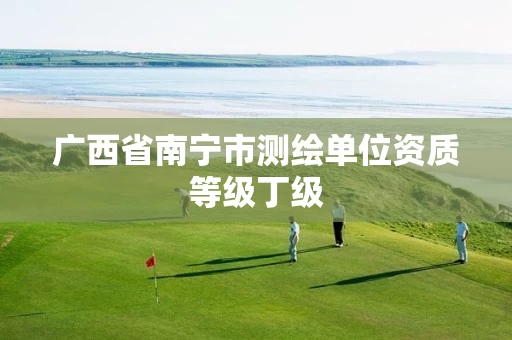 广西省南宁市测绘单位资质等级丁级 广西省南宁市测绘单位资质等级丁级